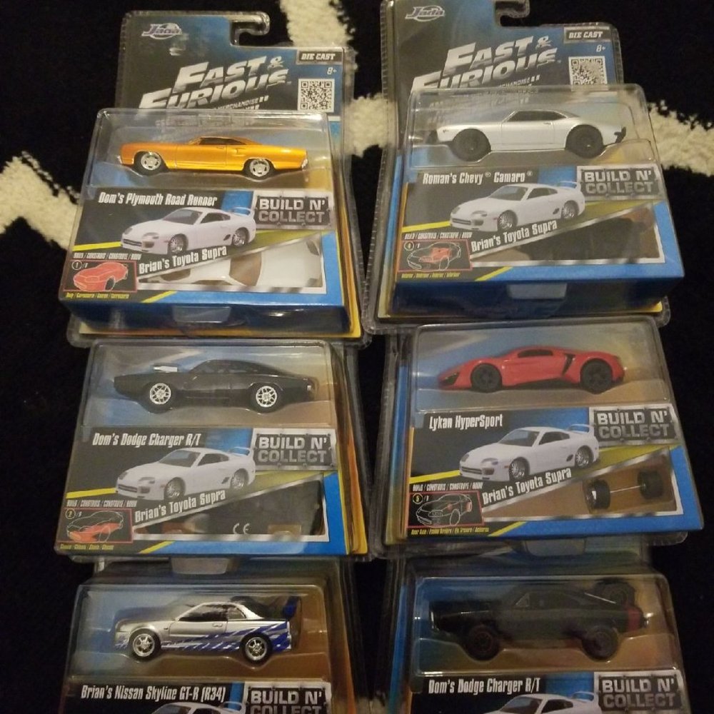 Jada Fast & Furious Build n' Collect lot